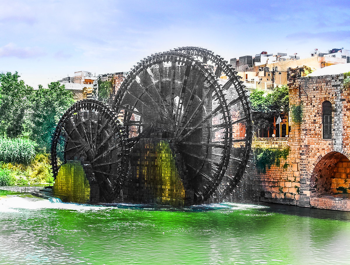 Kelaniyat Norias of Hama, Hama, Syria, 2014