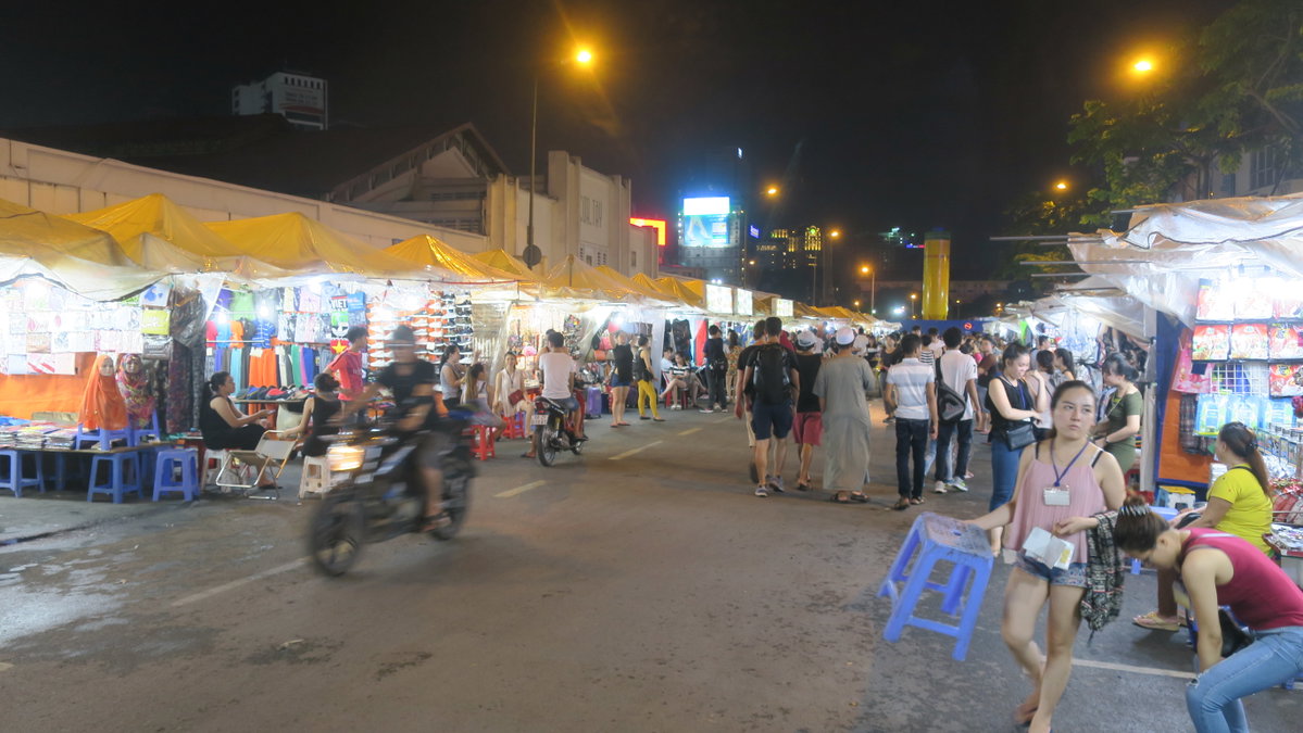 Ben Thanh Night Market, Ho Chi Minh City, Vietnam, 2017