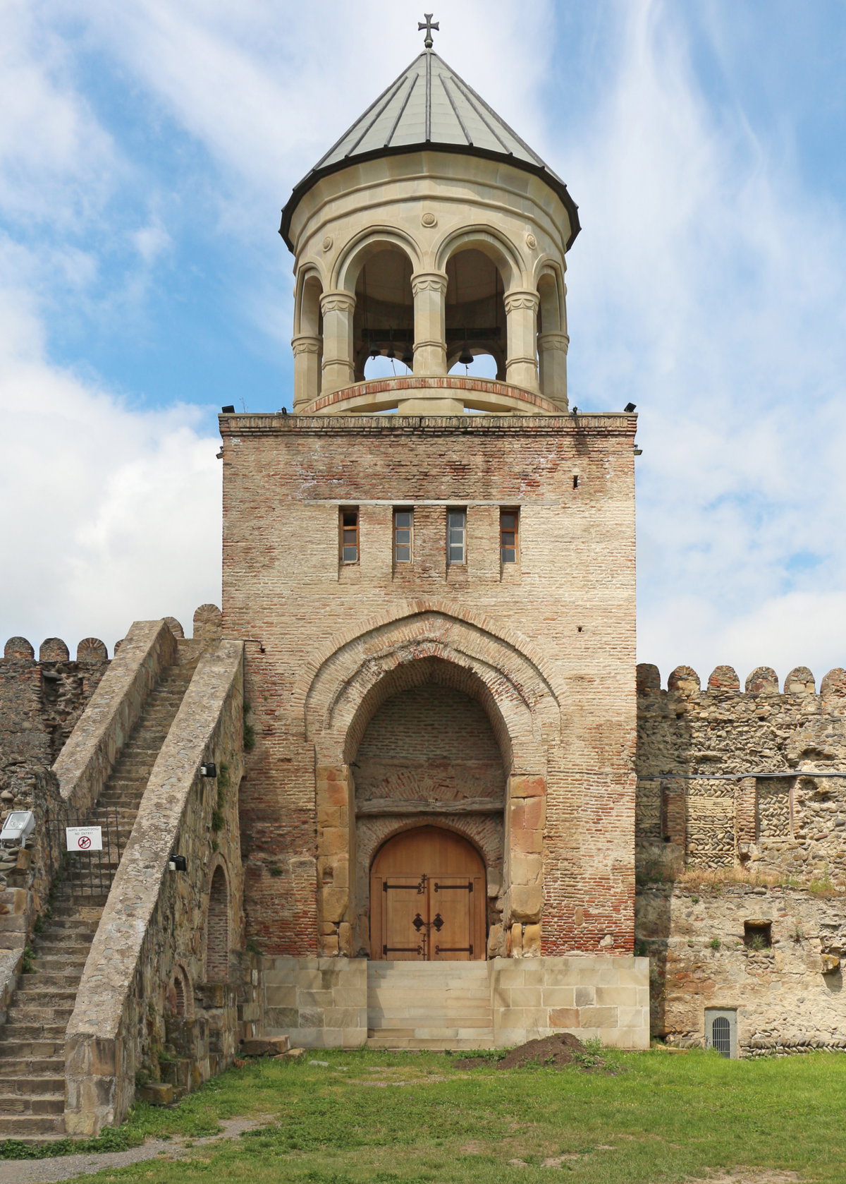 Tower at Svetitskhoveli Cathedral 01, Mtskheta, Georgia, 2024