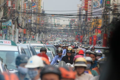 Crowded Ho Chi Minh, Ho Chi Minh City, 2012