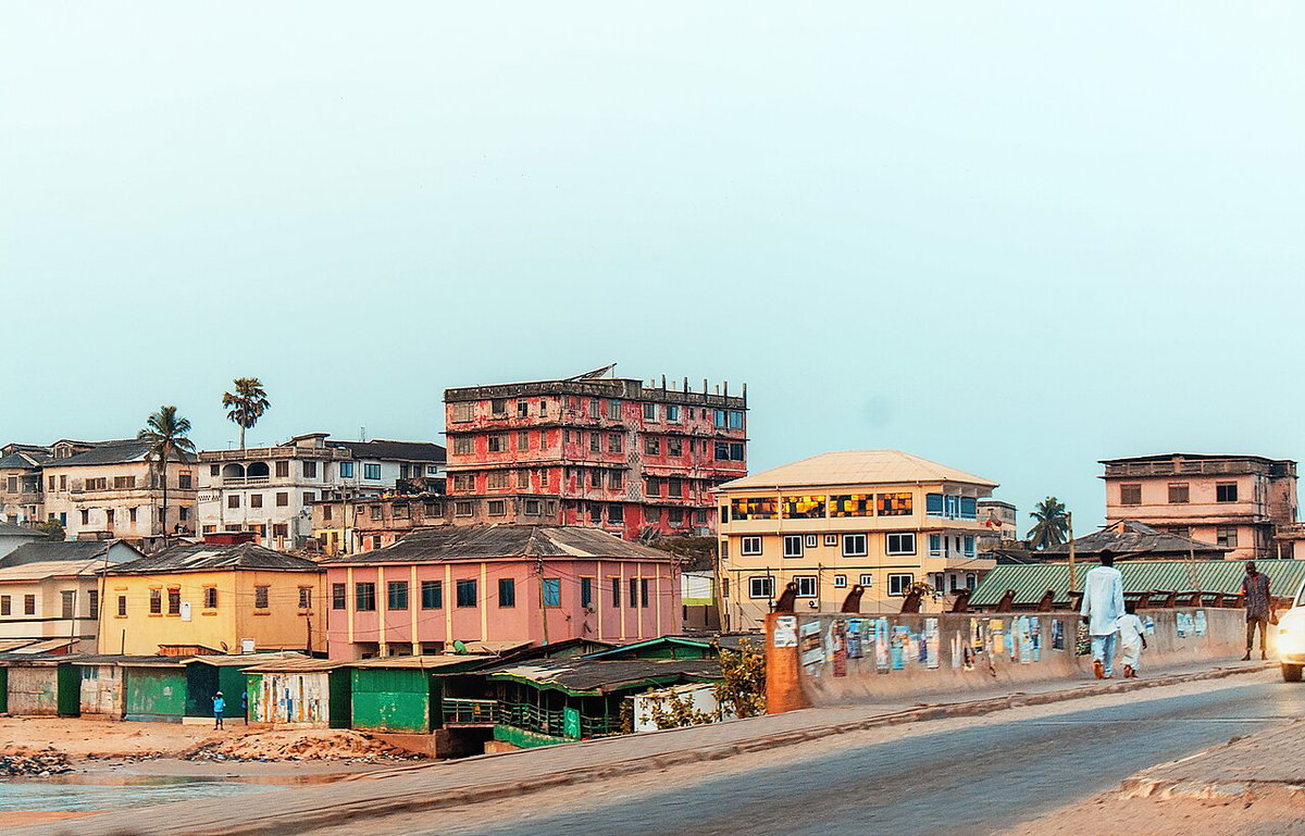 Storey buildings in Sekondi Takoradi, Sekondi-Takoradi, Ghana, 2022