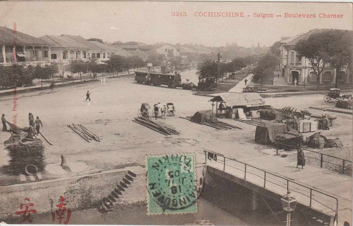 Saïgon - Boulevard Charner, Ho Chi Minh City, Vietnam, 1905
