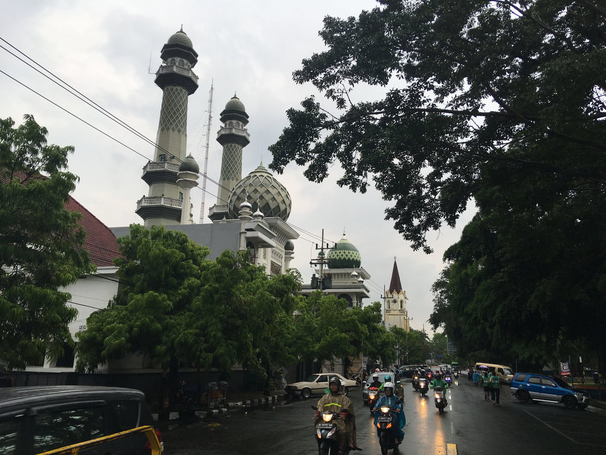 Great Mosque of Malang and Church Immanuel, Malang, Indonesia, 2018