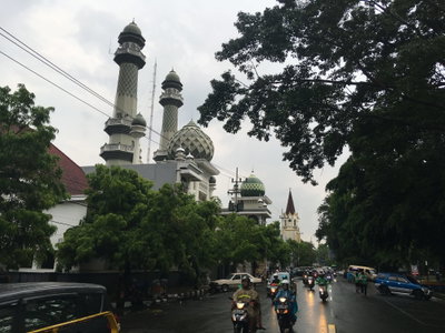 Great Mosque of Malang and Church Immanuel, Malang, 2018