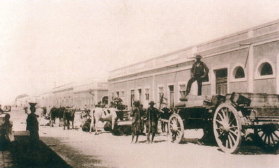 Angola Boer Wagon in Mocamedes, Namibe, 1908