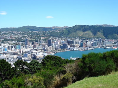 Wellington z vrcholu Mt. Victoria, Wellington, 2005