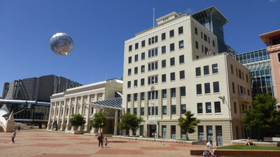 Strolling Through Civic Square, Wellington — photos through time