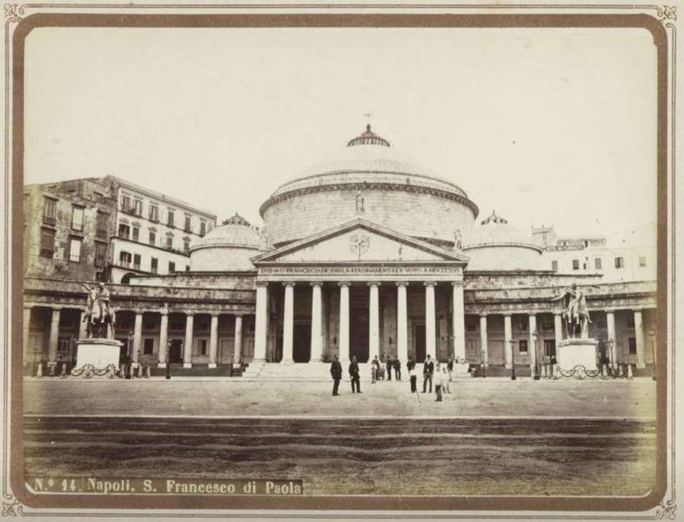 Piazza del Plebiscito, San Francesco di Paola (1850), Naples, Italy, 1850