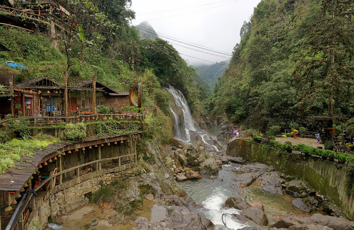Cat Cat Waterfalls, Sa Pa, Vietnam, 1228, Sa Pa, Vietnam, 2024