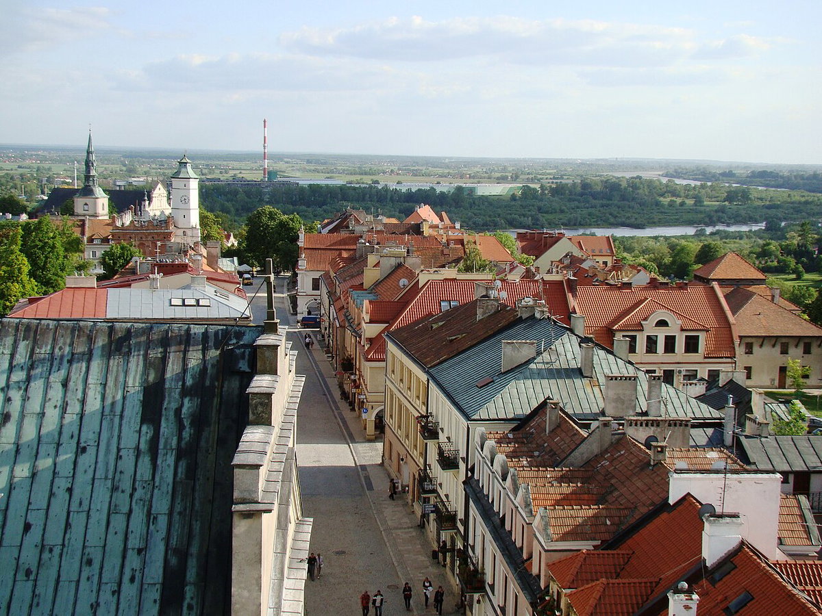 Widok z bramy Opatowskiej, Sandomierz, Poland, 2012