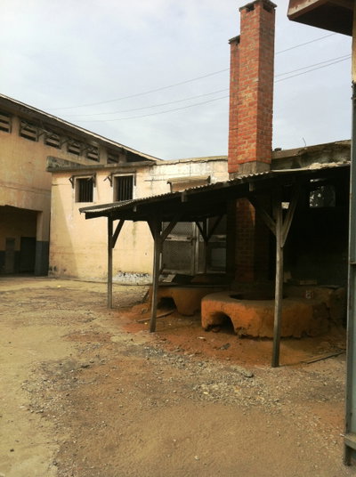 Inside of James Fort Prison, Accra, 2012