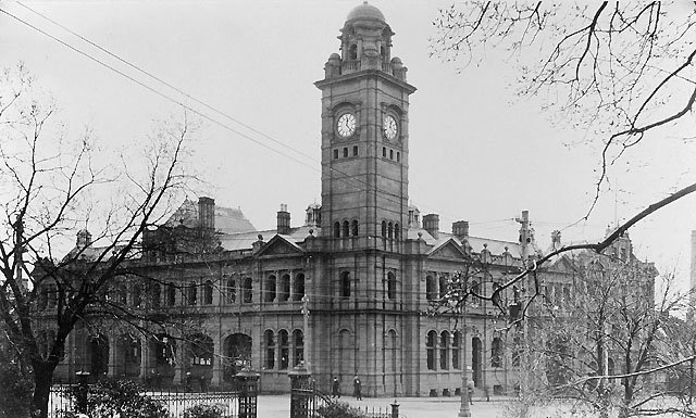 EU: Huvudpostkontoret i Hobart, Tasmanien, (1925), Hobart, Tasmania, Australia, 1925