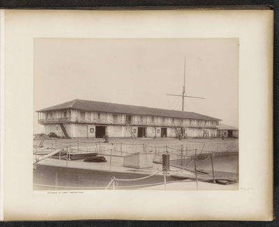 EU: Entrance of Albert Graving dock (1890), Singapore, 1890