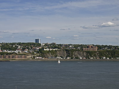 Quebec City Saint Lawrence River seen from Terrasse Dufferin 3, Quebec City, 2017