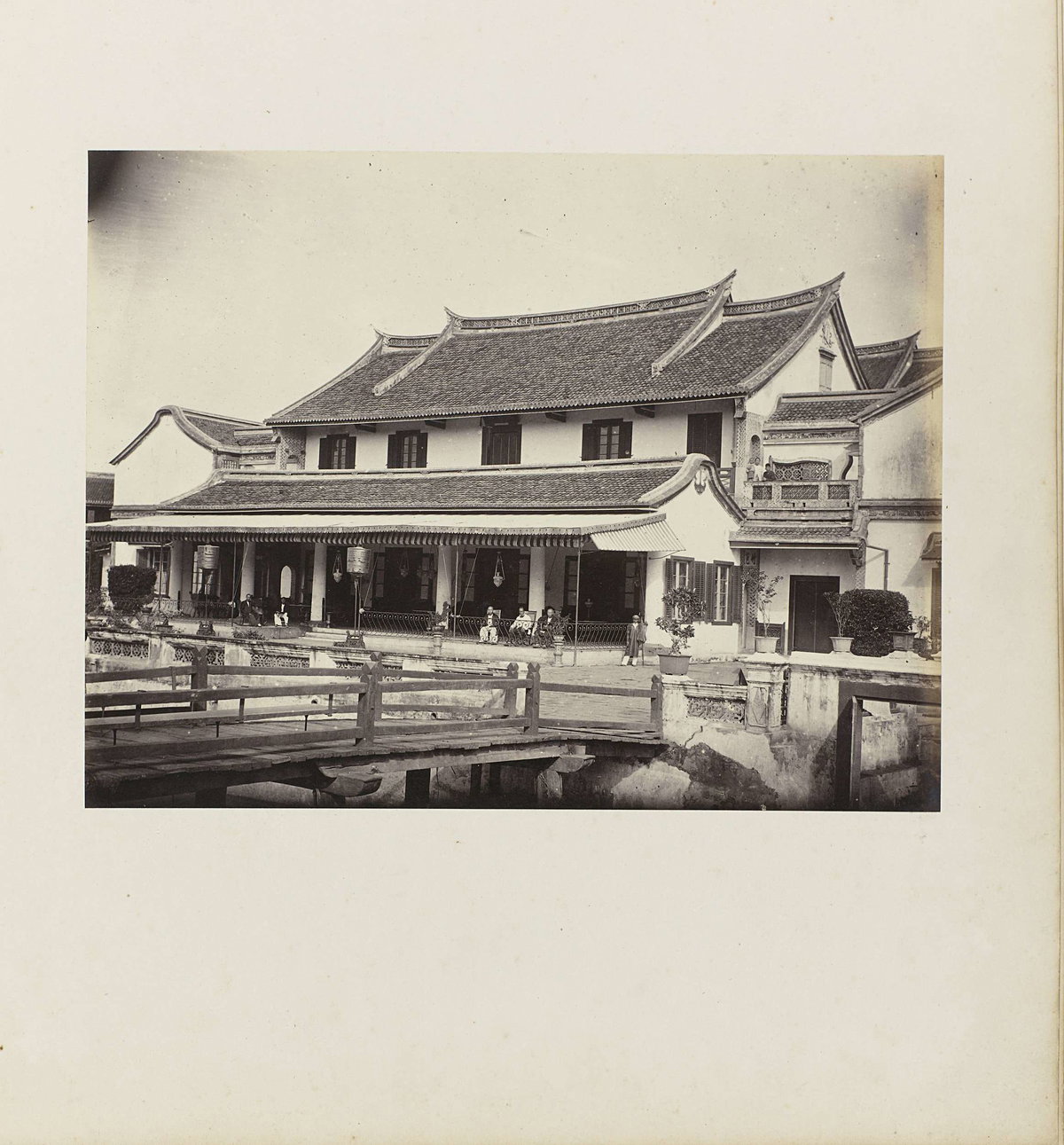 EU: Voorzijde Chinees huis in Semarang (1865), Semarang, Indonesia, 1865