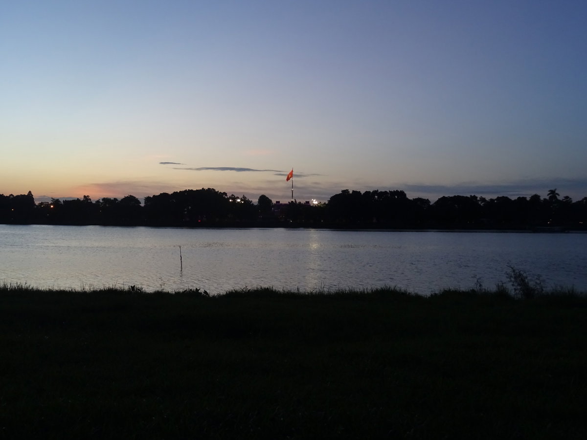 Perfume River at sunset 2, Hue, Vietnam, 2018