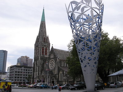 Christchurch - Cathedral Square, Christchurch, 2007