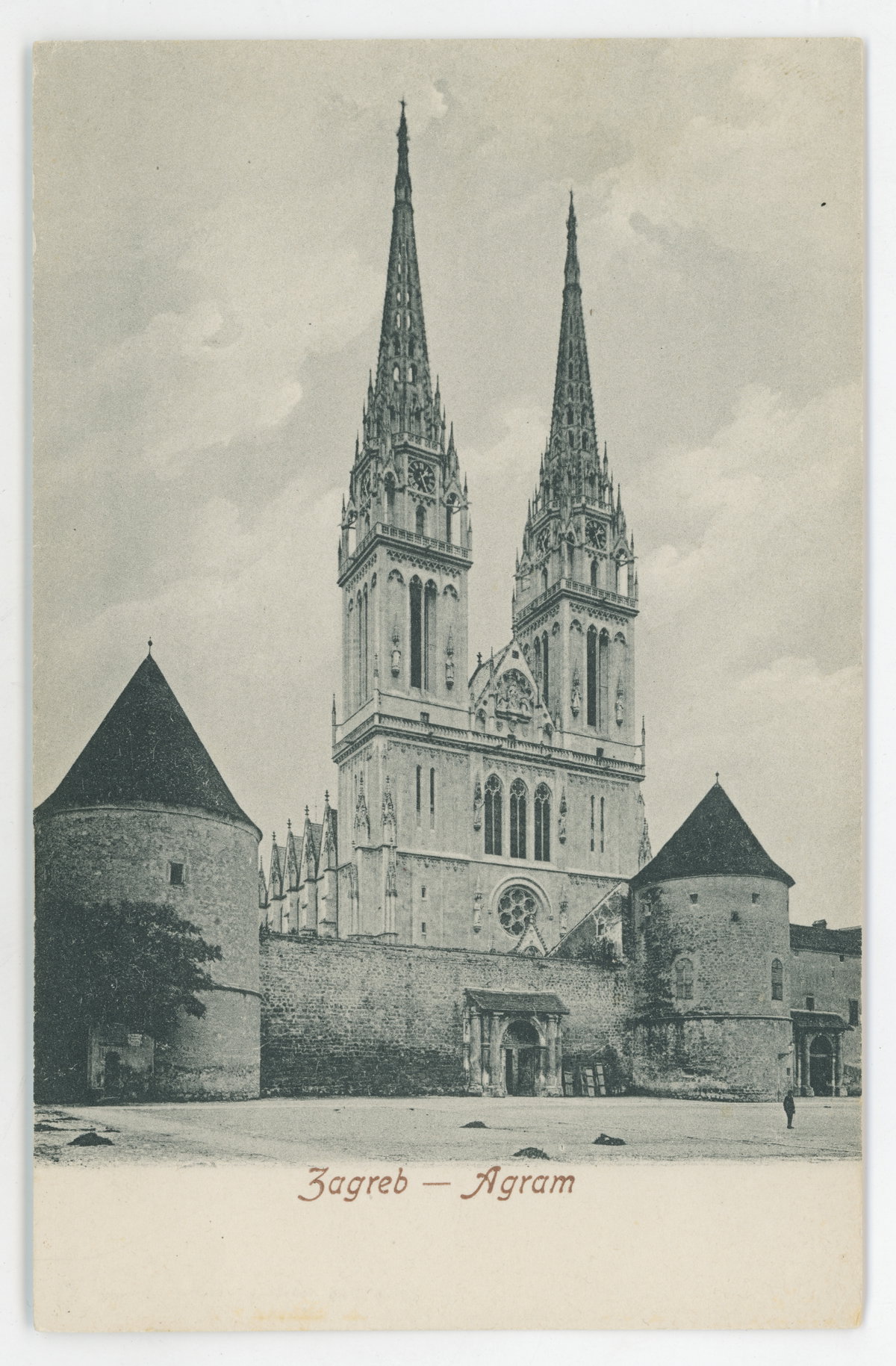 EU: Zagreb - Cathedral (1898), Zagreb, Croatia, 1898