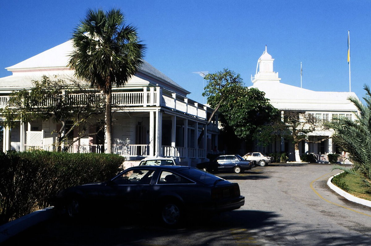 Bahamas 1988 (202) New Providence Government House, Nassau, Nassau, Bahamas, 1988