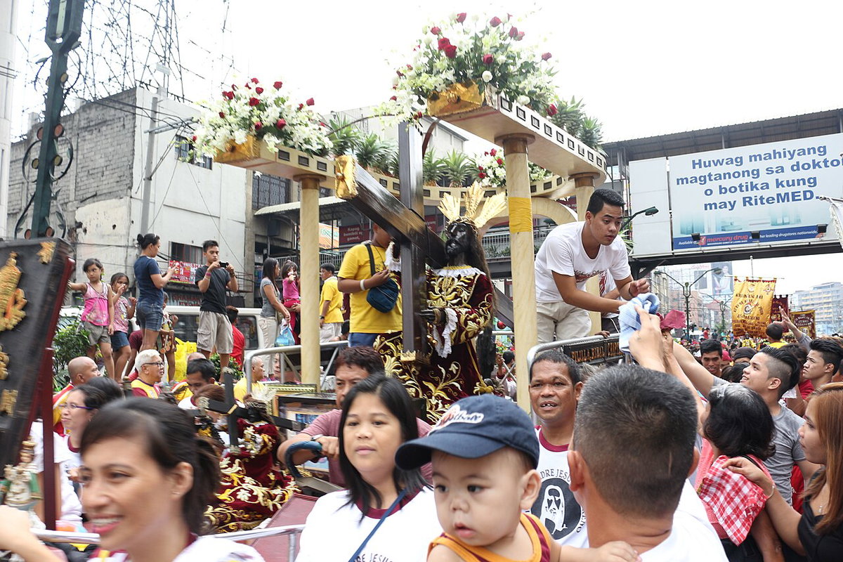 Black Nazarene procession and idolatry in Manila Philippines, Manila, Philippines, 2016