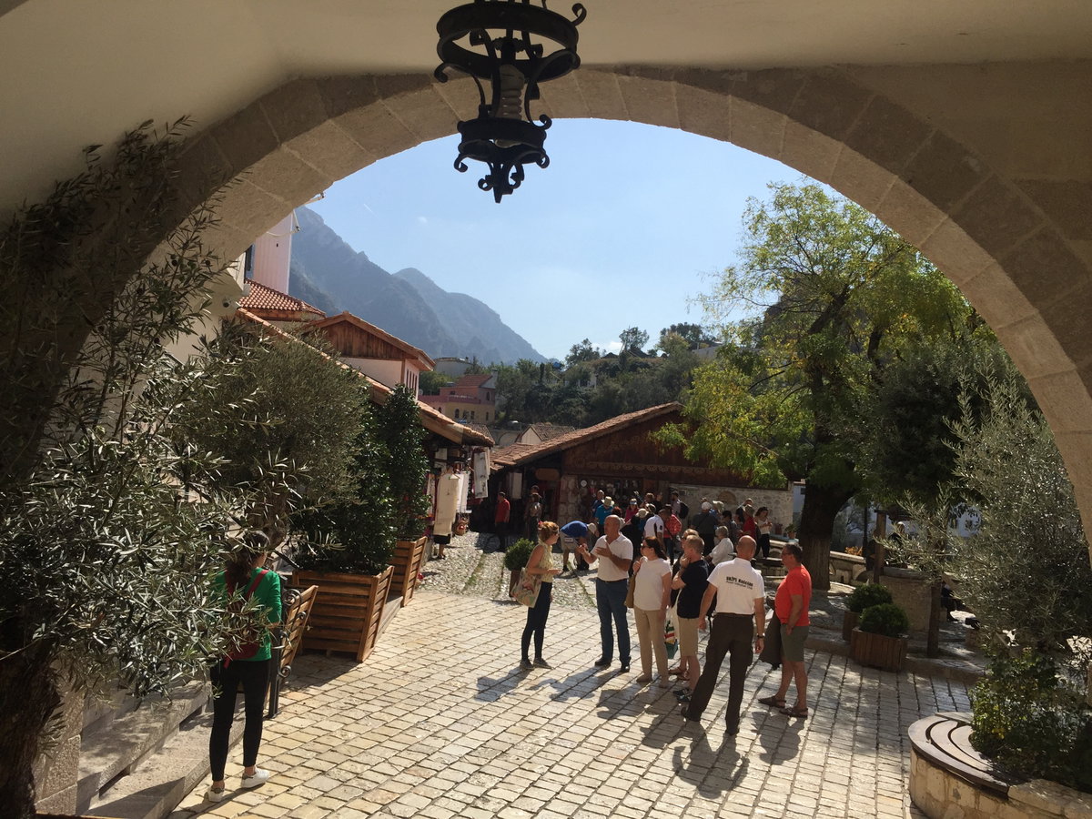 Entrace of the old pazar in kruja, Krujë, Albania, 2018