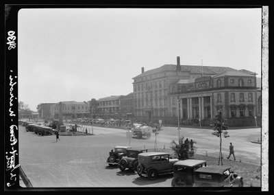 Kenya Colony. Nairobi. Sixth Avenue near the Standard Bank LOC, Nairobi, 1936