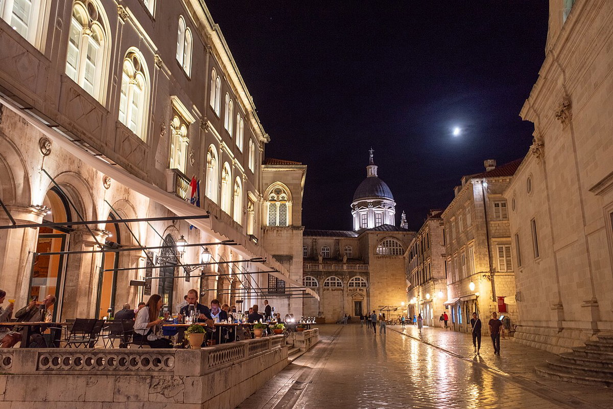 Dubrovnik at night, Dubrovnik, Croatia, 2023