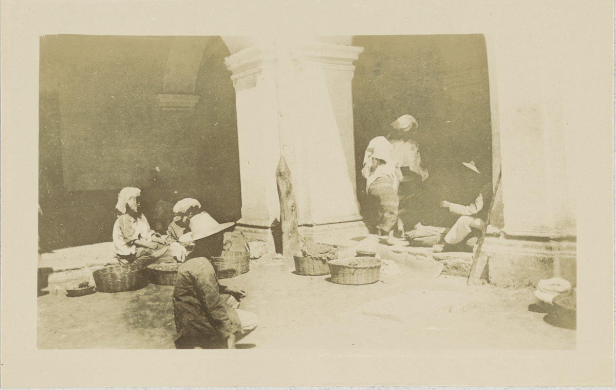 EU: Markt te Antigua Guatemala (1912), Antigua Guatemala, Guatemala, 1912