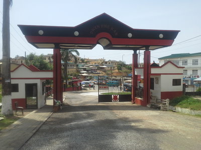Mfantsipim School entrance, Cape Coast, 2015