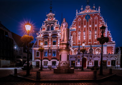 House Of The Blackheads, Riga, 2018