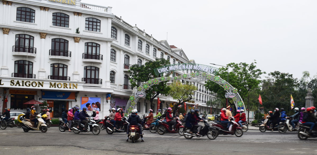 Motos in Huế, Hue, Vietnam, 2018
