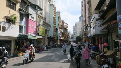 Nguyen An Ninh Street, Saigon, Ho Chi Minh City, 2017