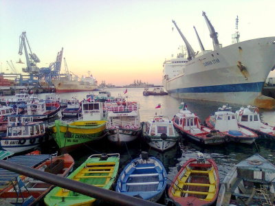 Puerto de Valparaiso, Chile, Valparaíso — photos through time