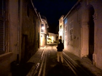Old Nicosia alleyways by night, Nicosia, 2015