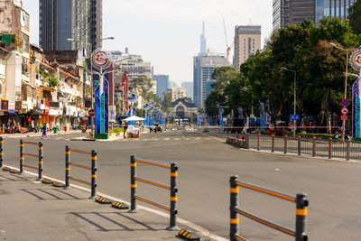 Le Loi Boulevard, Ho Chi Minh City, 2023