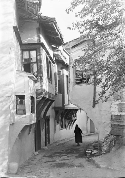 EU: Plovdiv: enge Gasse im Türkenviertel (1937), Plovdiv, 1937