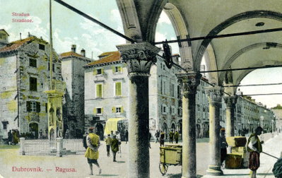 EU: Dubrovnik : Stradun (1908), Dubrovnik, 1908