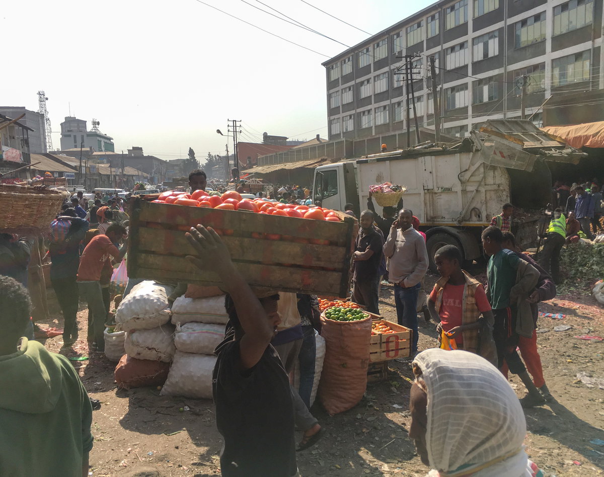 Fresh tomatoes, Addis Ababa, Ethiopia, 2016