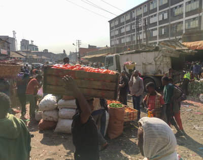 Fresh tomatoes, Addis Ababa, 2016