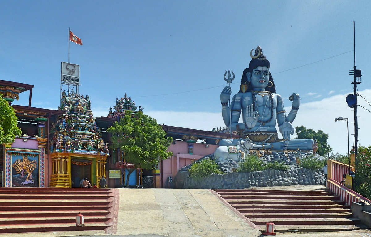 Trincomalee, Temple Koneswaram consacré à Vishnou, Trincomalee, Sri Lanka, 2015