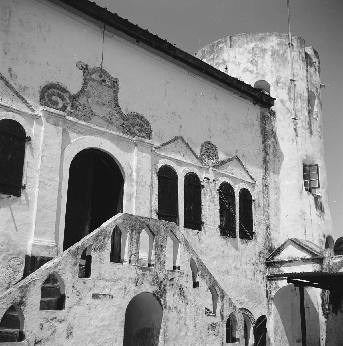 EU: Kasteel St. George, kerkzaal (1969), Elmina, Ghana, 1969
