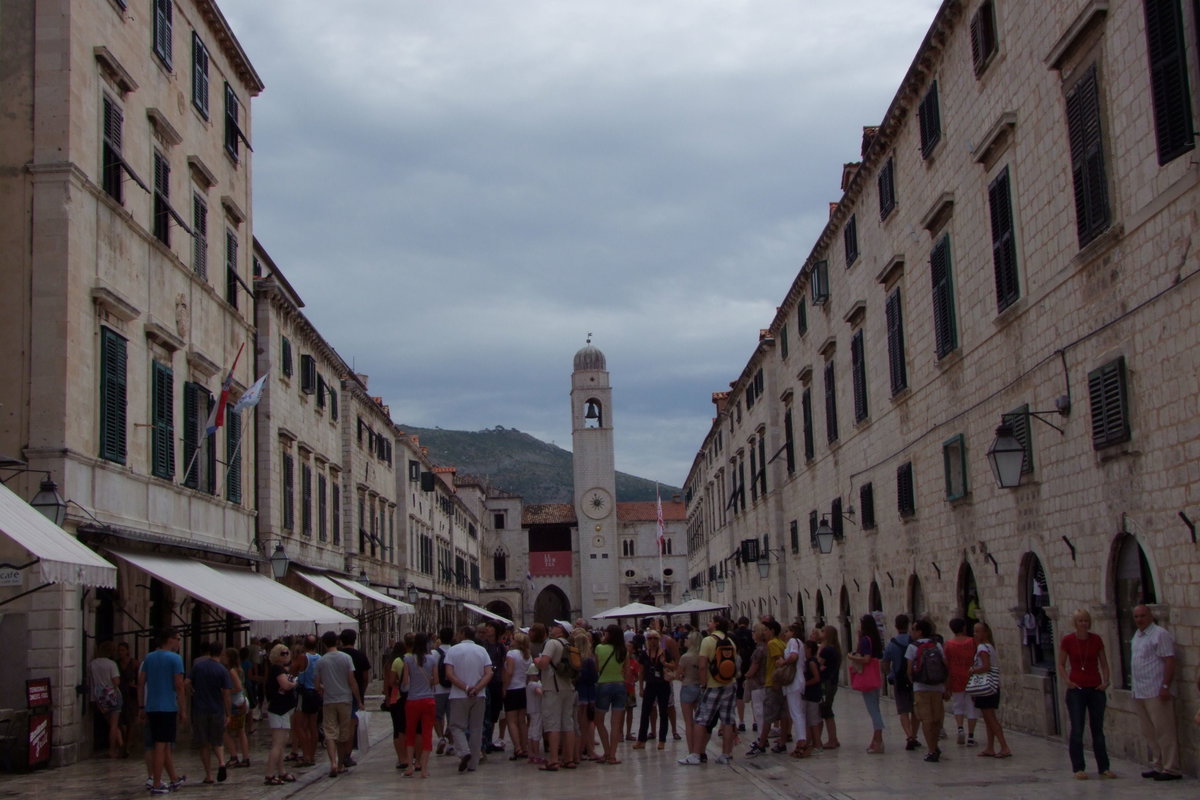 Dubrovnik - ulica Stradun - Stradun street, Dubrovnik, Croatia, 2012