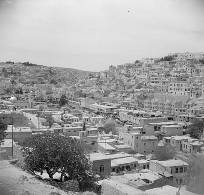 EU: Overzicht van een gedeelte van de stad Amman (1950), Amman, 1950