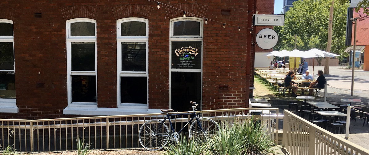 Picar bar entry detail, Perth, Australia, 2020
