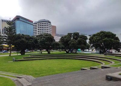 Amphitheatre at Frank Kitts Park, Wellington, 2021