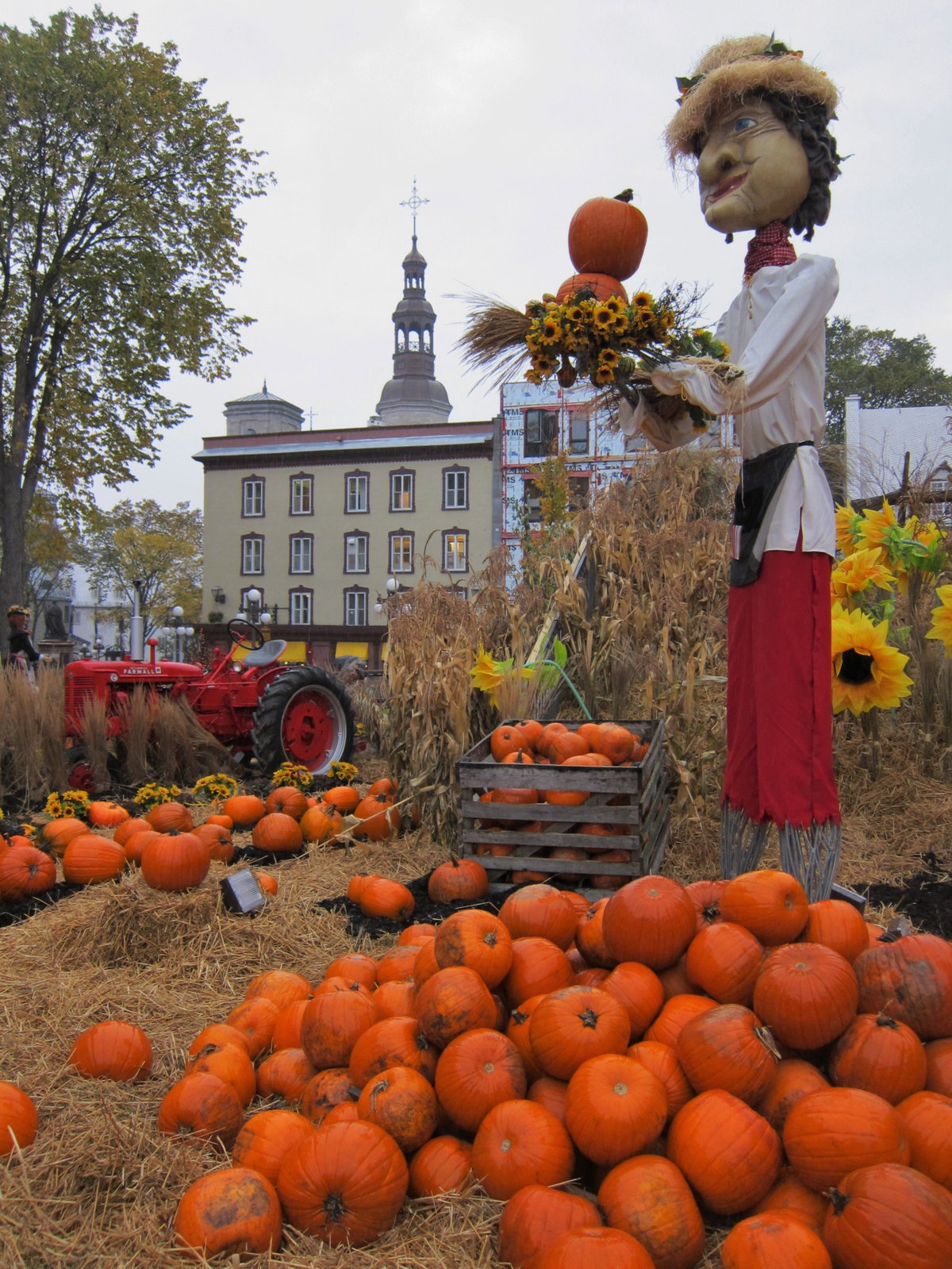 Halloween display, Quebec City, Canada, 2014