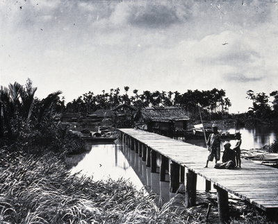EU: River bridge, Saigon, Cochin China [Vietnam] (1867), Ho Chi Minh City, 1867