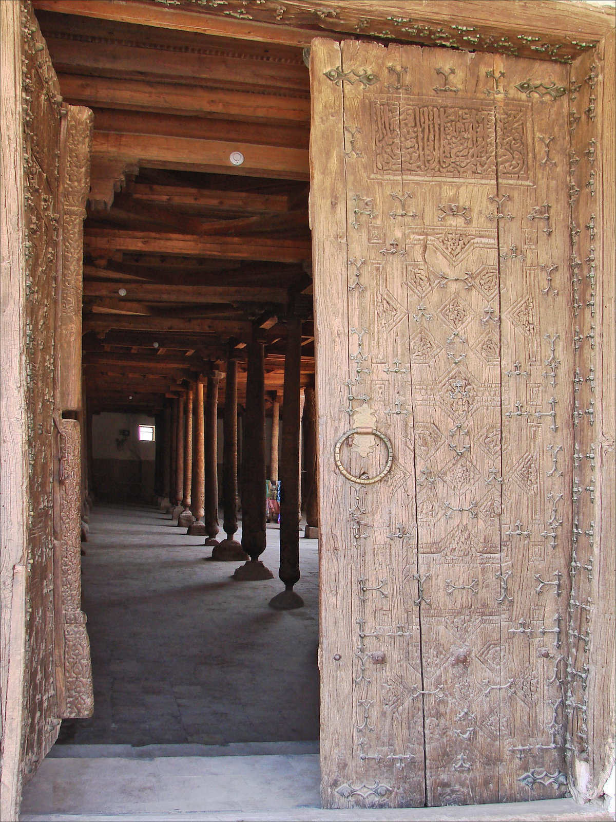 La mosquée Juma Masjid (Khiva, Ouzbékistan), Khiva, Uzbekistan, 2011