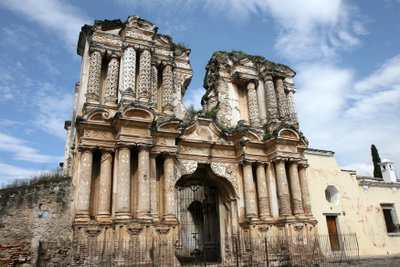 Iglesia antigua, Antigua Guatemala — photos through time