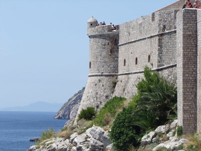 Dubrovnik - mury miejskie - city wall, Dubrovnik, 2012